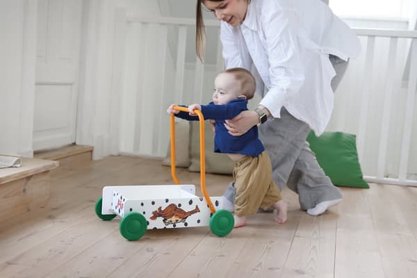 Pippi Lära Gå Vagn Micki