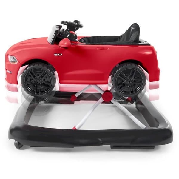 BRIGHT STARTS 3-i-1 babywalker - Ford bil - Röd