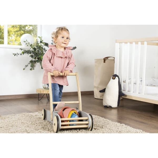 Rootz Learning Walker 'Uli' - Baby Walker - Push Walker för småbarn - Justerbar bromsning - 56 cm x 32 cm x 45 cm