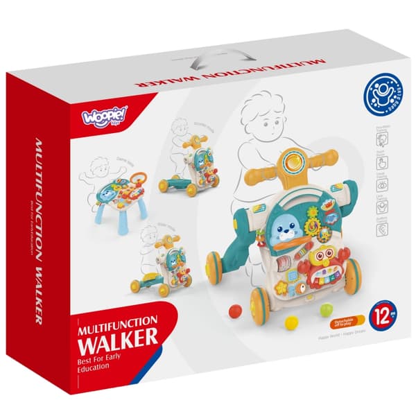 WOOPIE BABY Pusher Walker Walker Educational Table Scooter Ride on 4 in 1