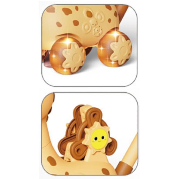 WOOPIE Påskjutare Giraff 2 i 1 Bubbelmaskin för Barn