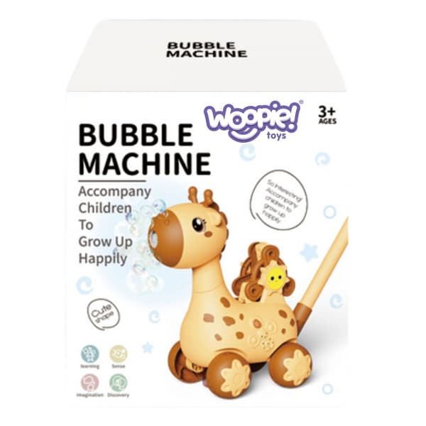 WOOPIE Påskjutare Giraff 2 i 1 Bubbelmaskin för Barn