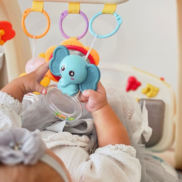 WOOPIE BABY Måtte med Bow Press 2 i 1 klaver
