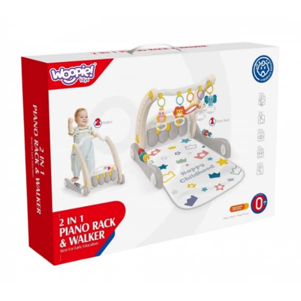 WOOPIE BABY Måtte med Bow Press 2 i 1 klaver