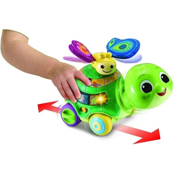 Vtech 2 In 1 Push & Discover Turtle. Fr 12 - 36mån