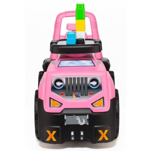 3 in 1 Pink Walker - MOLTO - Suv + Block-spel - Tjej - Vit - Från 3 år