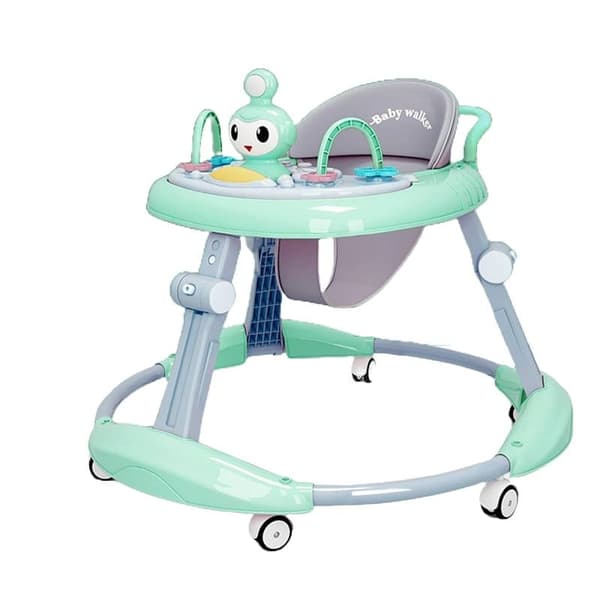 6-in-1 ergonominen Tavalax-kävelytuoli vauvalle – musiikkipaneelilla, säädettävällä korkeudella ja 360° hiljaisilla pyörillä