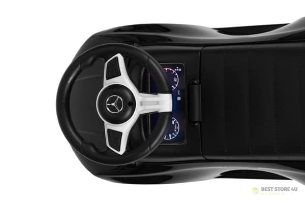 Kørebil Mercedes C-KLASSE interaktivt rat lyder sort