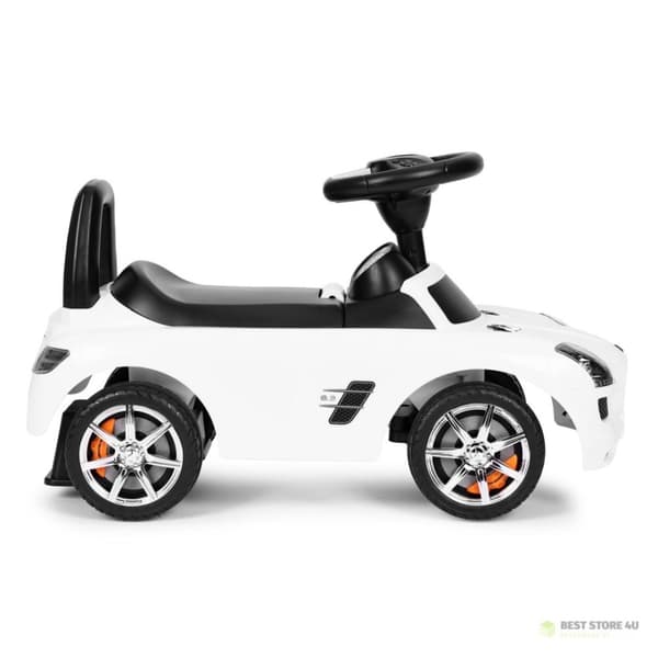 Kørestol til børn Mercedes SLS AMG hvid