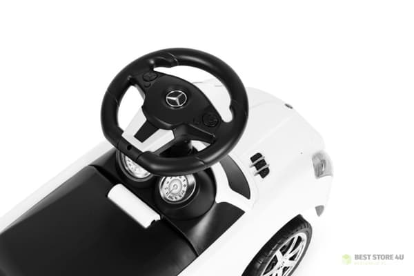 Kørestol til børn Mercedes SLS AMG hvid
