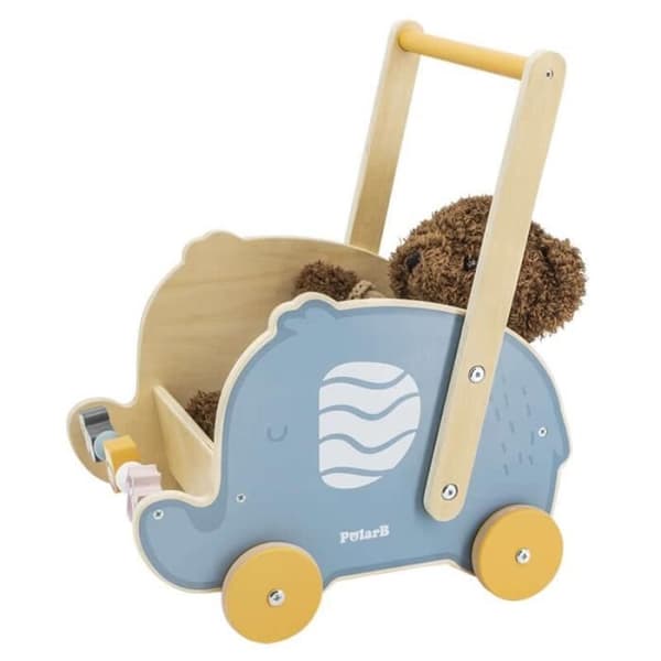 Viga Toys - Gåvagn "Elefantvagn" - Från 12 månader