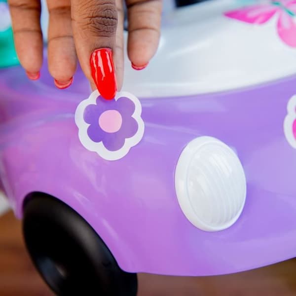 BRIGHT STARTS 3-in-1 Walker, Pieni auto, 3 kehittyvää pelitilaa, Violetti