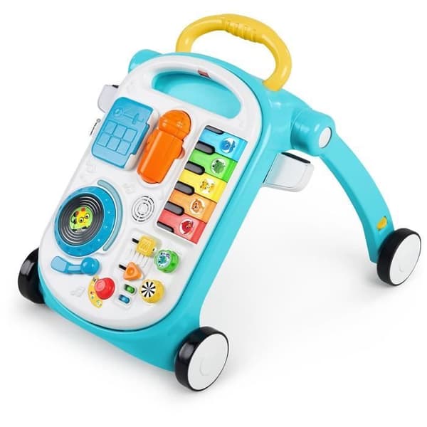 Gåstol og aktivitetsbord 4 i 1 musiklegetøj - BABY EINSTEIN - Mix 'N Roll - 100 lyde - Opdagelse af musik og farver