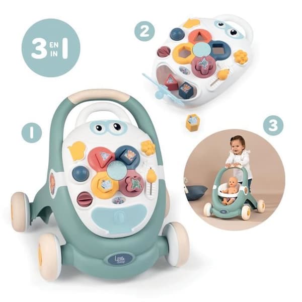 Smoby - Lille Smoby - Trotty 3 i 1
