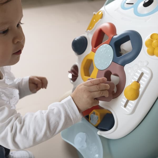 SMOBY Lille Rollator 3-i-1 interaktiv rollator og klapvogn