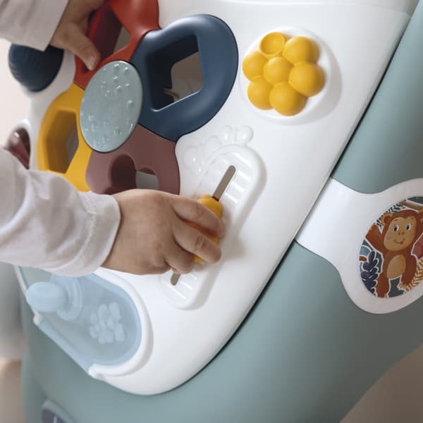 SMOBY Lille Rollator 3-i-1 interaktiv rollator og klapvogn