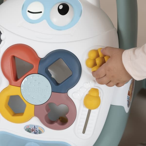 SMOBY Lille Rollator 3-i-1 interaktiv rollator og klapvogn