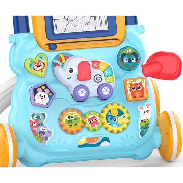 WOOPIE BABY Interaktiv Musik Walker + Scrapbog - Blå