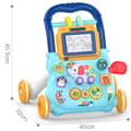 Miniatyrbillede 4 af 6: WOOPIE BABY Interaktiv Musik Walker + Scrapbog - Blå