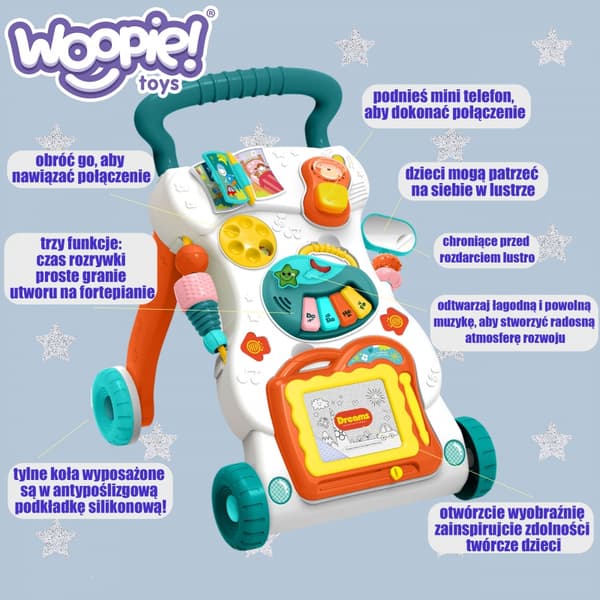 WOOPIE BABY Playcart med tegnetablet