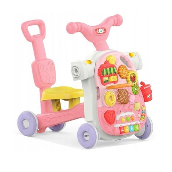 WOOPIE BABY 5-i-1 Gåstol, Multifunktionel, Pink 1+