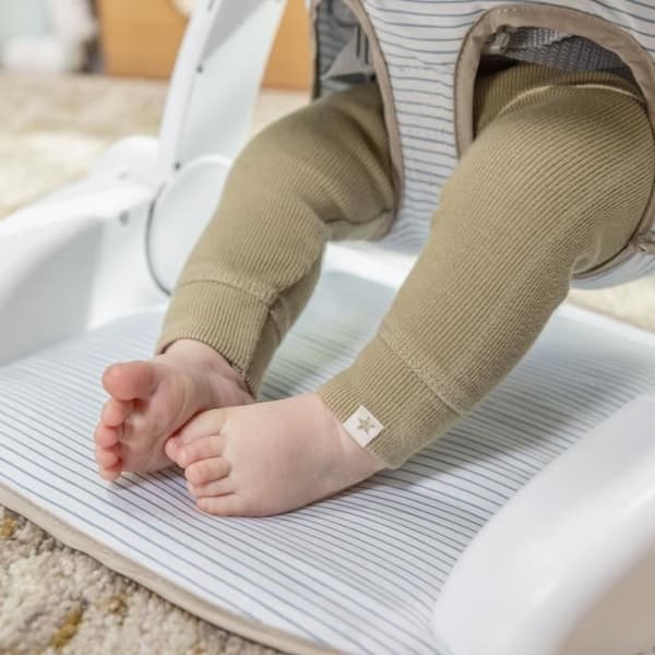 INGENUITY Baby Learning Seat - Casi the Zebra - ger stöd för barnet, 3 sittpositioner, aktivitetsbricka