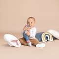 Miniatyrbillede 4 af 8: SMOBY Little Walker klapvogn 3-i-1 klapvogn + babydukke