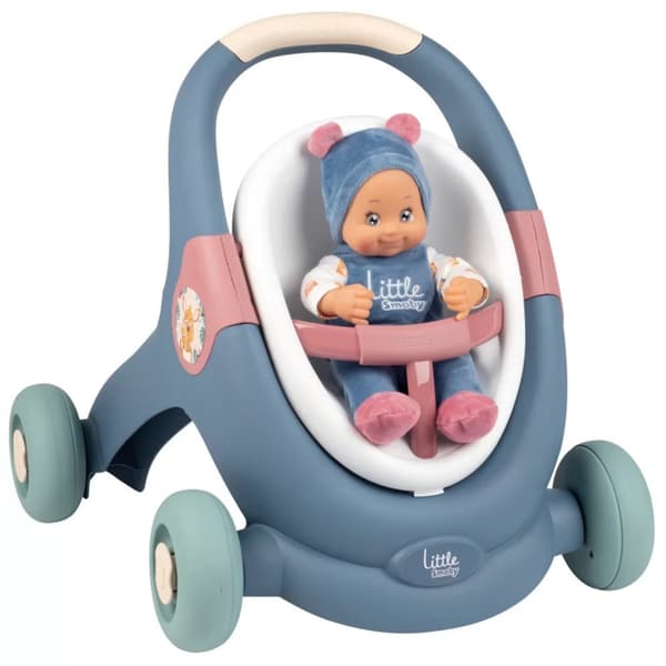 SMOBY Little Walker klapvogn 3-i-1 klapvogn + babydukke