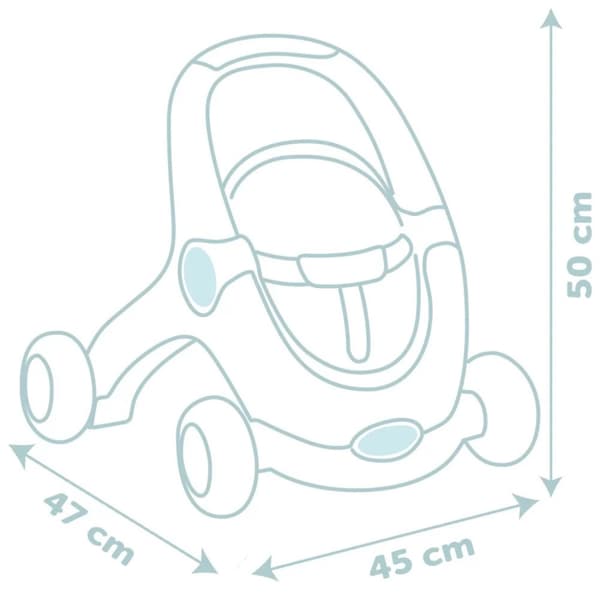 SMOBY Little Walker klapvogn 3-i-1 klapvogn + babydukke