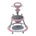 Miniatyrbillede 2 af 2: Justerbar Babywalker, Integreret Legesektion, 7 Højdejusteringer,Lyserød