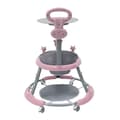 Miniatyrbillede 1 af 2: Justerbar Babywalker, Integreret Legesektion, 7 Højdejusteringer,Lyserød
