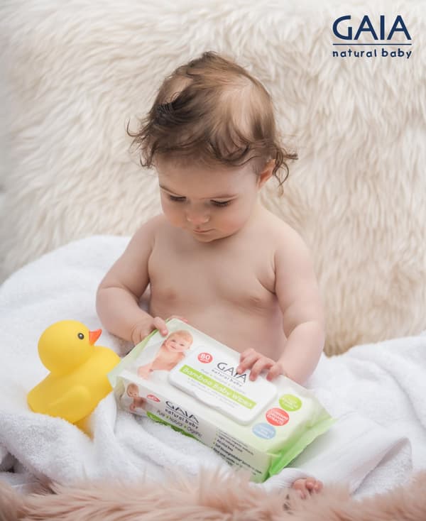 GAIA Baby - Bamboo Baby Wipes 80-pack