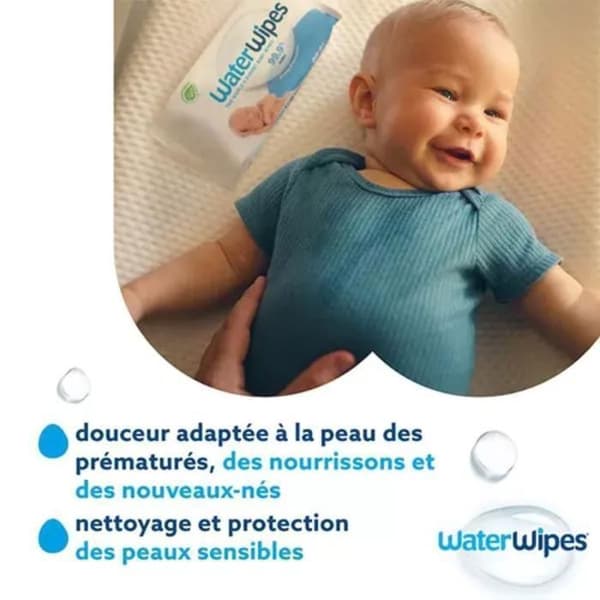 WATERWIPES Värdepack 4x60 våtservetter