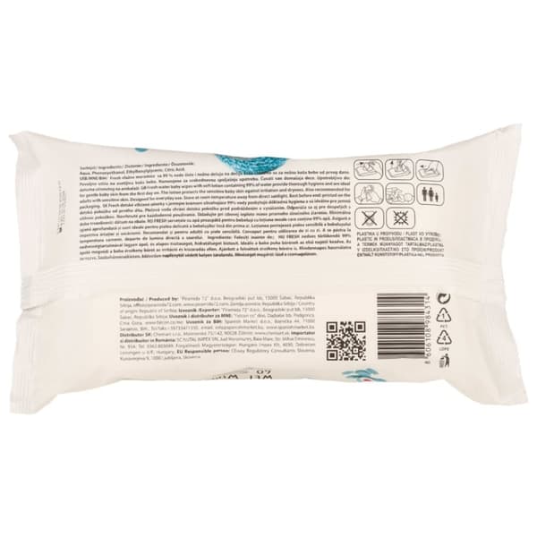vidaXL Babyservetter 12 paket 720 våtservetter