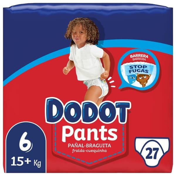 Dodot Pants Blöjor Storlek 6 (15kg+) - 27 enheter