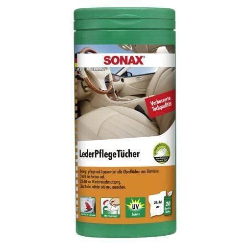 Sonax 25 läder rengöringsservetter - 04123000