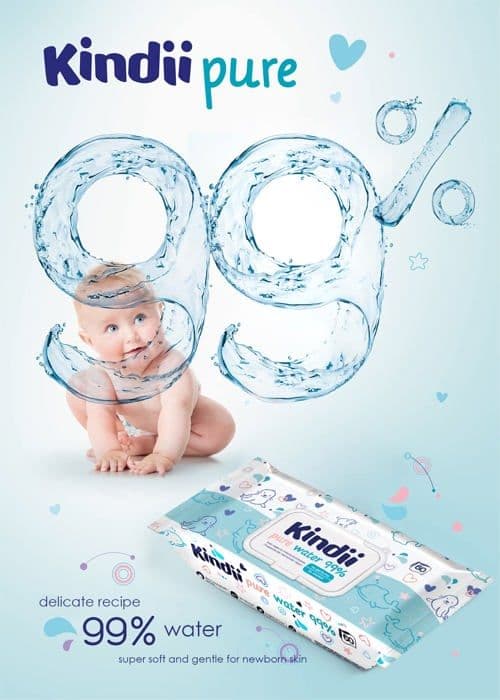 Lingettes bébé Kindii - 20222512