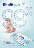 Miniatyrbild 4 av 4: Lingettes bébé Kindii - 20222512