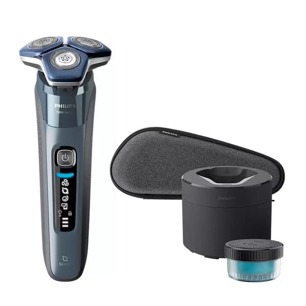 Philips Series 7000 wet and dry electric shaver S7882/55, SkinIQ, Nano SkinGlide coating, SteelPrecision blades, 360-D flexible heads, Motion control