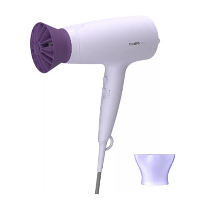 Philips 3000 series Hair Dryer BHD341/10, 2100W, 6 heat and speed settings, Violet