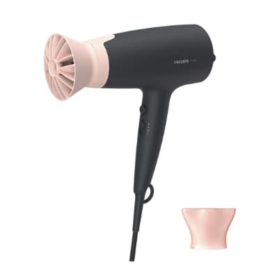Philips | Hair Dryer | BHD350/10 | 2100 W | Number of temperature settings 6 | Ionic function | Black/Pink
