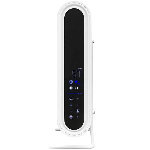 AENO Air Purifier AP2S, Wi-Fi, UV lamp, ionization, Tvoc sensor, CADR 420 m³/h, 50 m2, carbon filter + Hepa H13, wall mounting