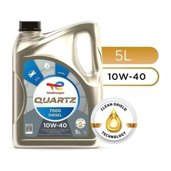 TOTAL MOTOROLJA 5L QUARTZ 7000 DIESEL 10W40