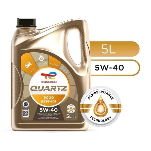 TOTAL MOTOROLJA 5L QUARTZ 9000 BENSIN 5W40