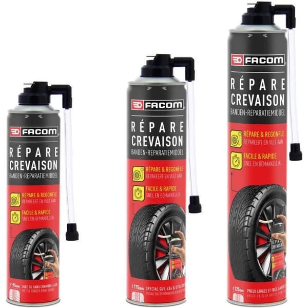 FACOM Däckreparation - Med eller utan innerrör 195mm - 400 ml