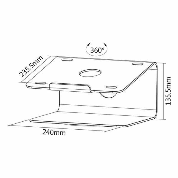 ErgoWork BaseStand laptopställ