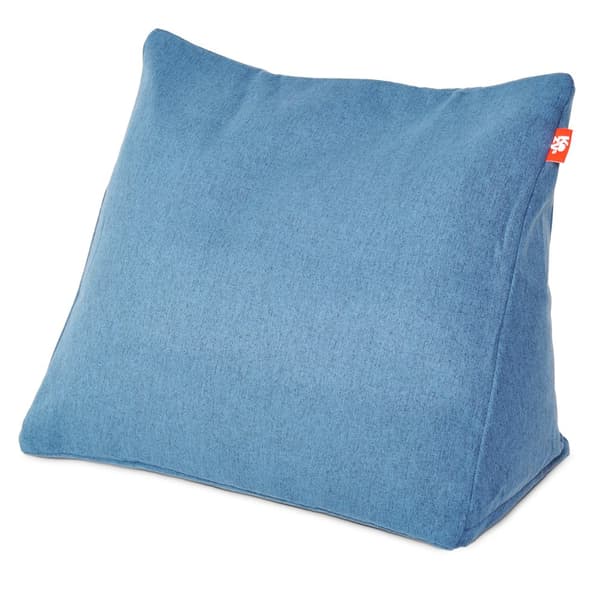 KOZYS Sækkestol Læsepude Kilepude Rygpude (med mikroperler, ergonomisk rygstøtte og nakkepude), forskellige farver, til børn og voksne