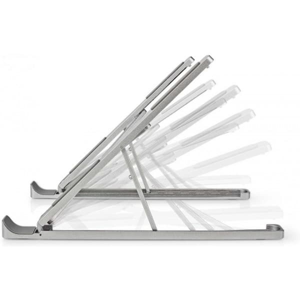 Nedis laptopstander, sølv