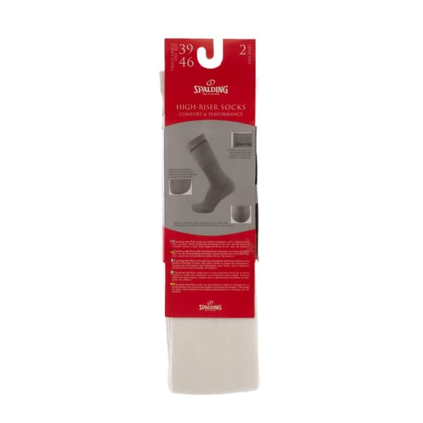 Sokker Spalding C34017 CREW Hvit - 35-38
