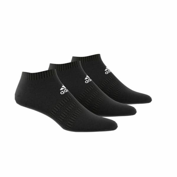Ankelsokker Adidas Cushioned 3 par Svart - 40-42